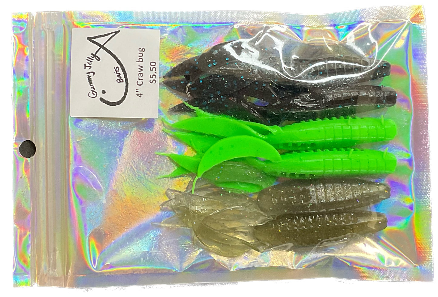 Craw Bug 4 “ - Mixed colors