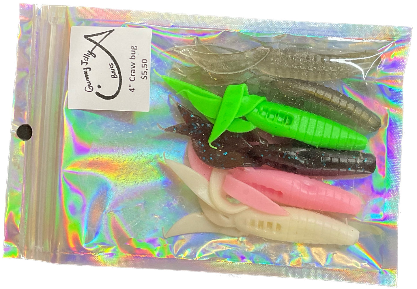 Craw Bug 4 “ - Mixed colors