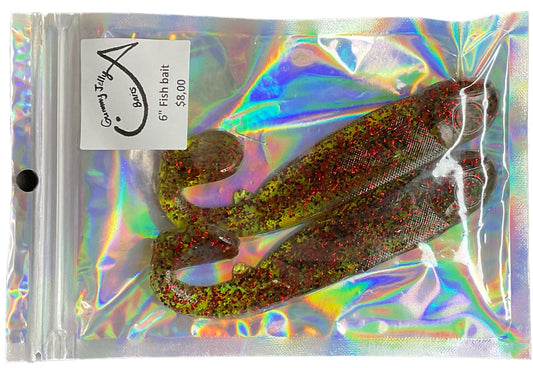 Fish bait 6 “ - Watermelon red