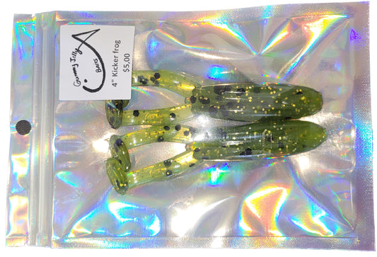 Kicker Frog 4 “ - Baby bass gold