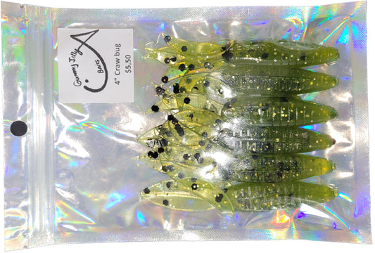 Craw Bug 4 “ - Baby bass gold