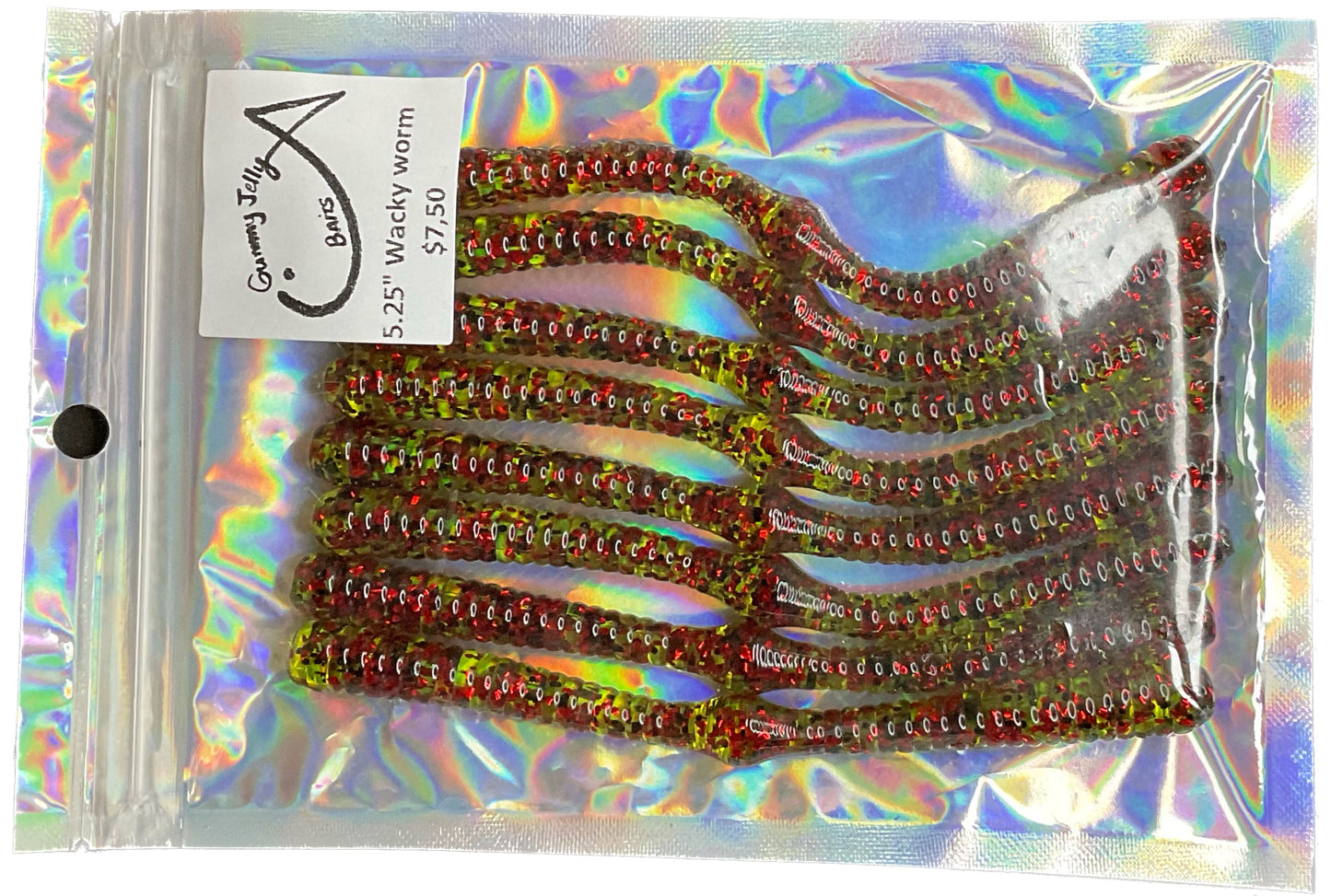 Wacky Worm 5.25 “ - Watermelon red