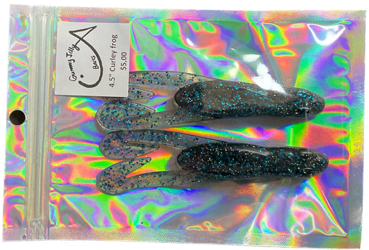 Curly Frog 4.5 “ - Night sky blue