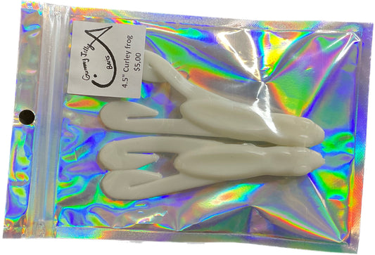 Curly Frog 4.5 “ - Basic white