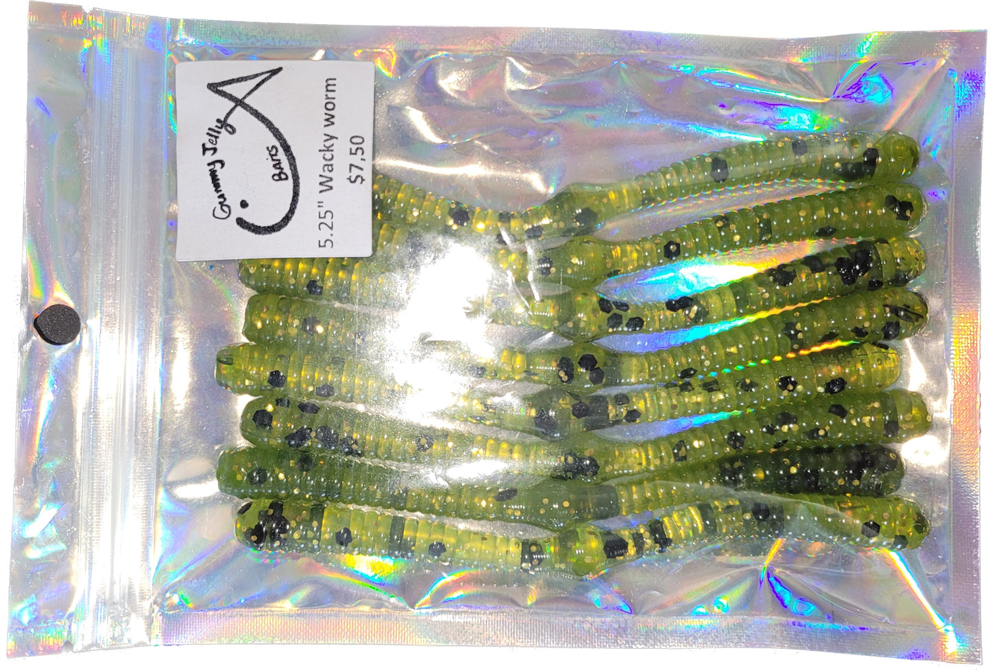 Wacky Worm 5.25 “ - Baby bass gold