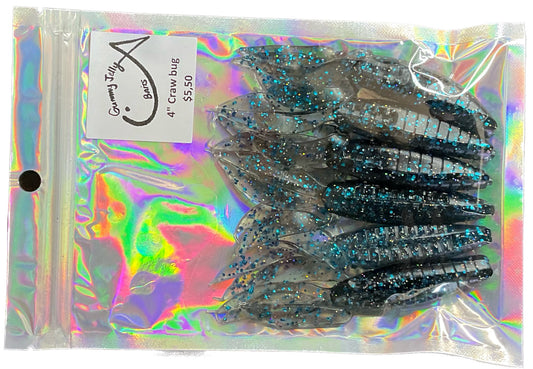 Craw Bug 4 “ - Night sky blue