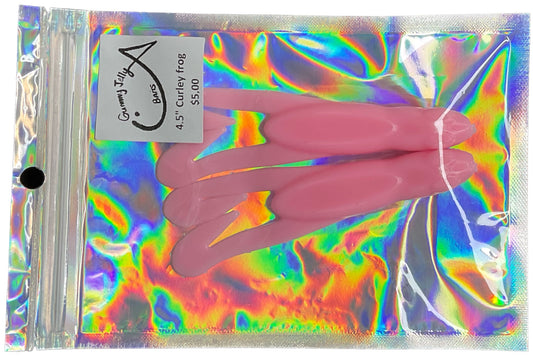 Curly Frog 4.5 ” - Bubble gum