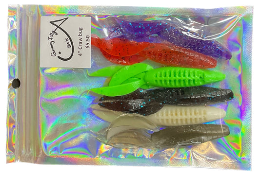 Craw Bug 4 “ - Mixed colors