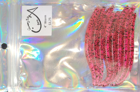 Worm 4 “ (Qty 8) - Blood orange